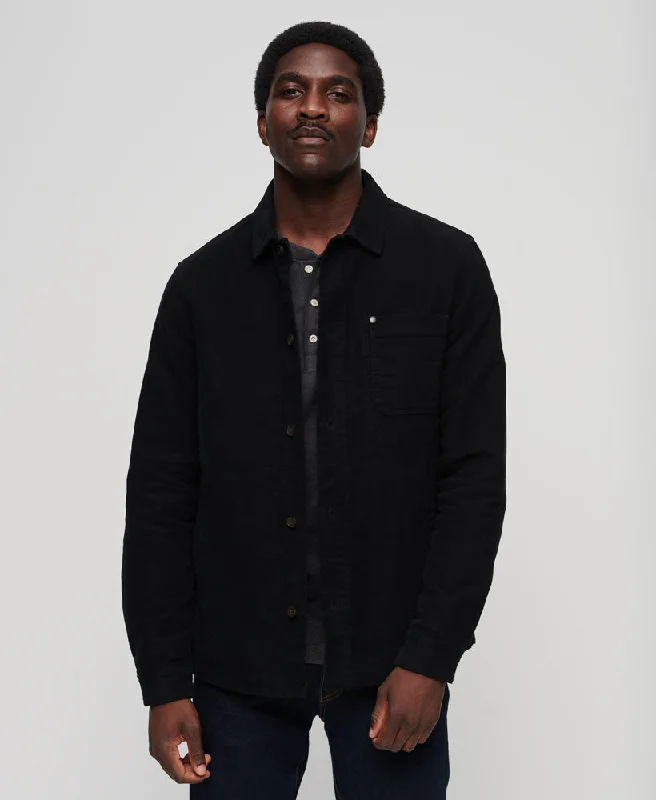 The Merchant Store - Moleskin Overshirt | Black